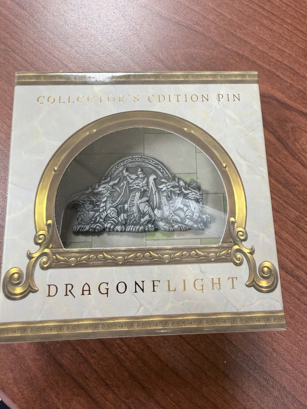 World Of Warcraft Collector's Edition Pin Dragonflight Rare Sold Out 1/2500